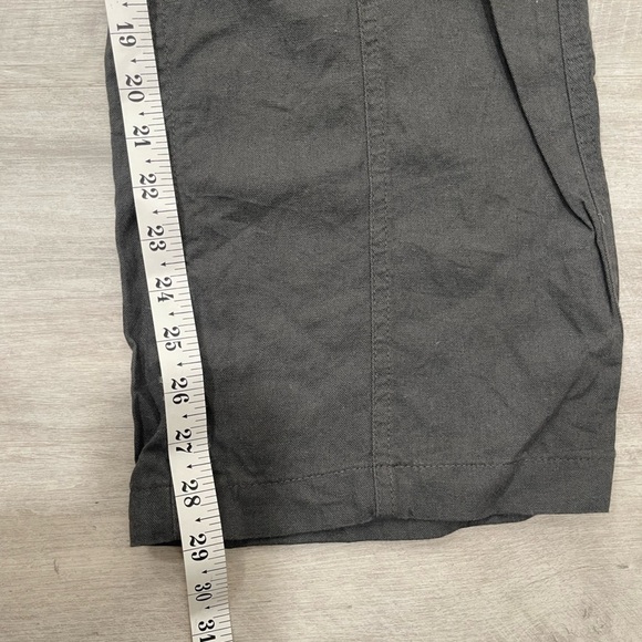 Hollister Grey Linen Blend Cargo Pants size Medium - Picture 2 of 6